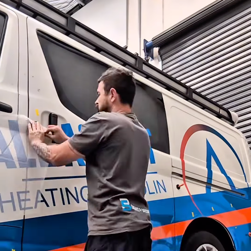 Dan instlling vehicle signage